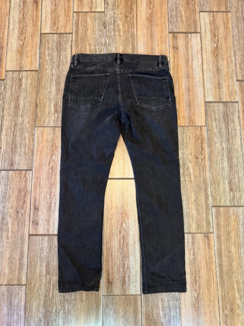 Roark HWY 133 Slim Straight Broken Twill Jeans - Black - 33x30